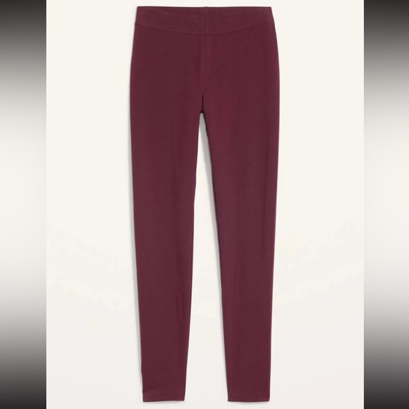 NWT Old Navy 3-Pack High-Rise Jersey Leggings Pants Leggings Women (L) - Picture 3 of 3